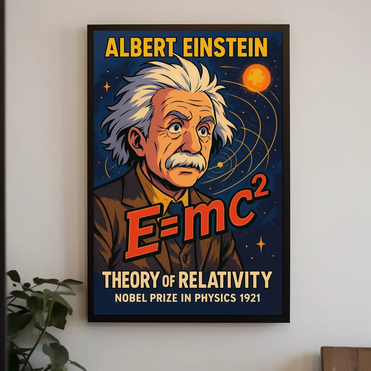 Albert Einstein Theory Of Relativity Poster