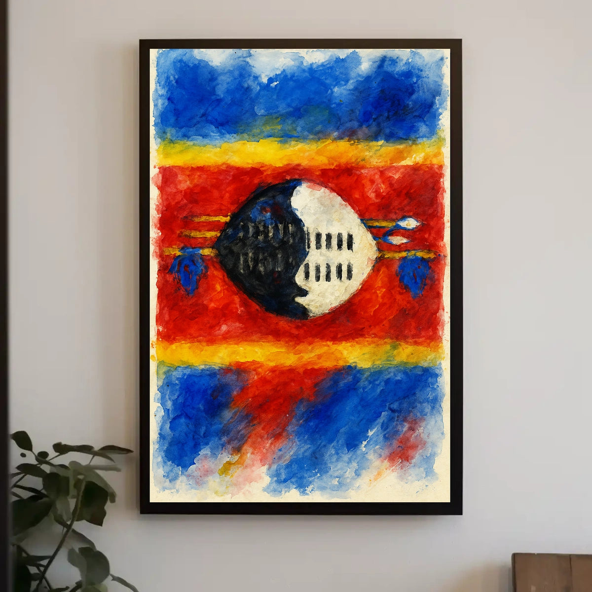 Vibrant Abstract Composition Abstract Poster
