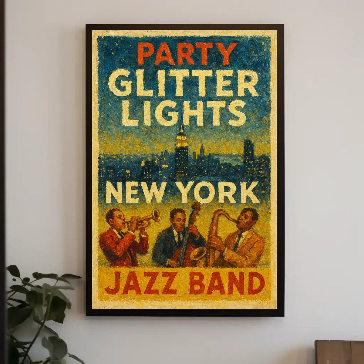 New York Jazz Night Poster