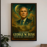 George W. Bush 43rd President Poster