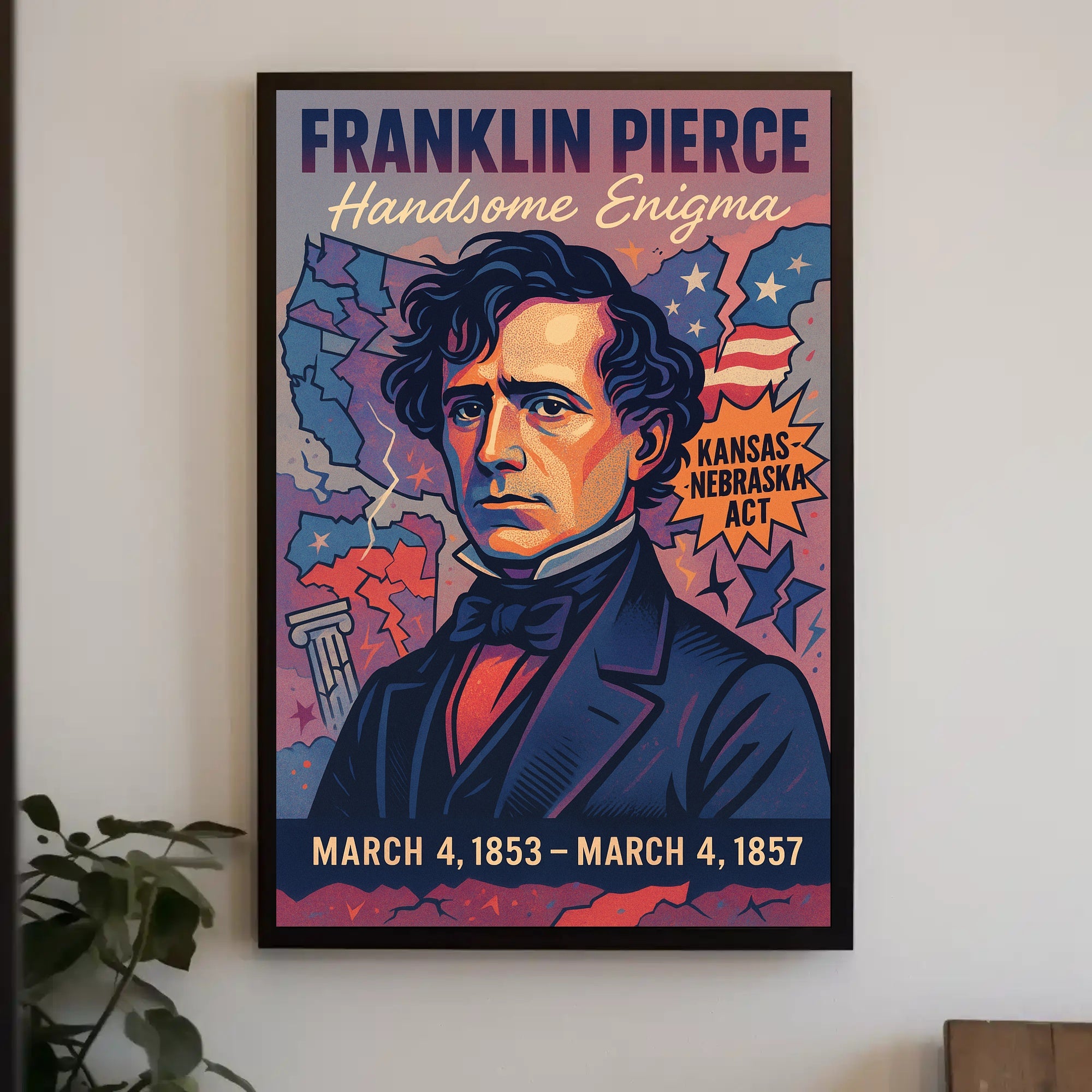 Franklin Pierce 14th President Poster PosterGoat