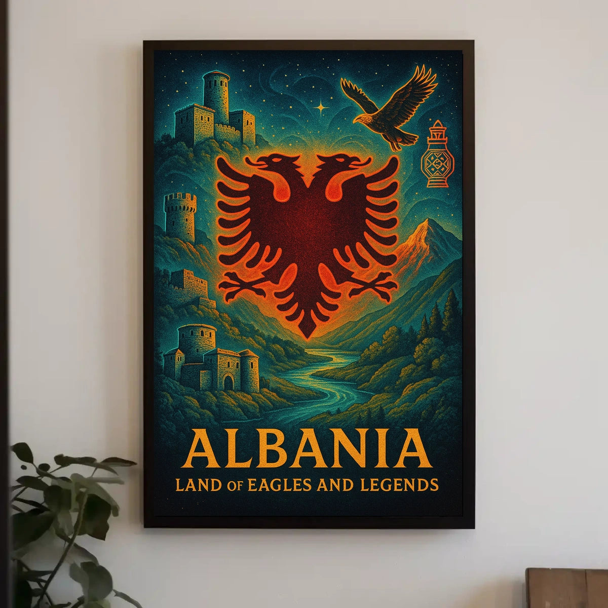 Albania Land of Eagles and Legends Poster