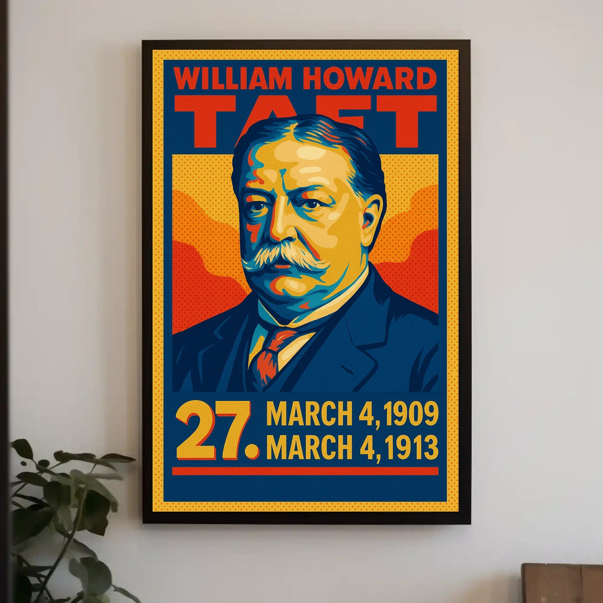 William Howard Taft 27Th President Poster