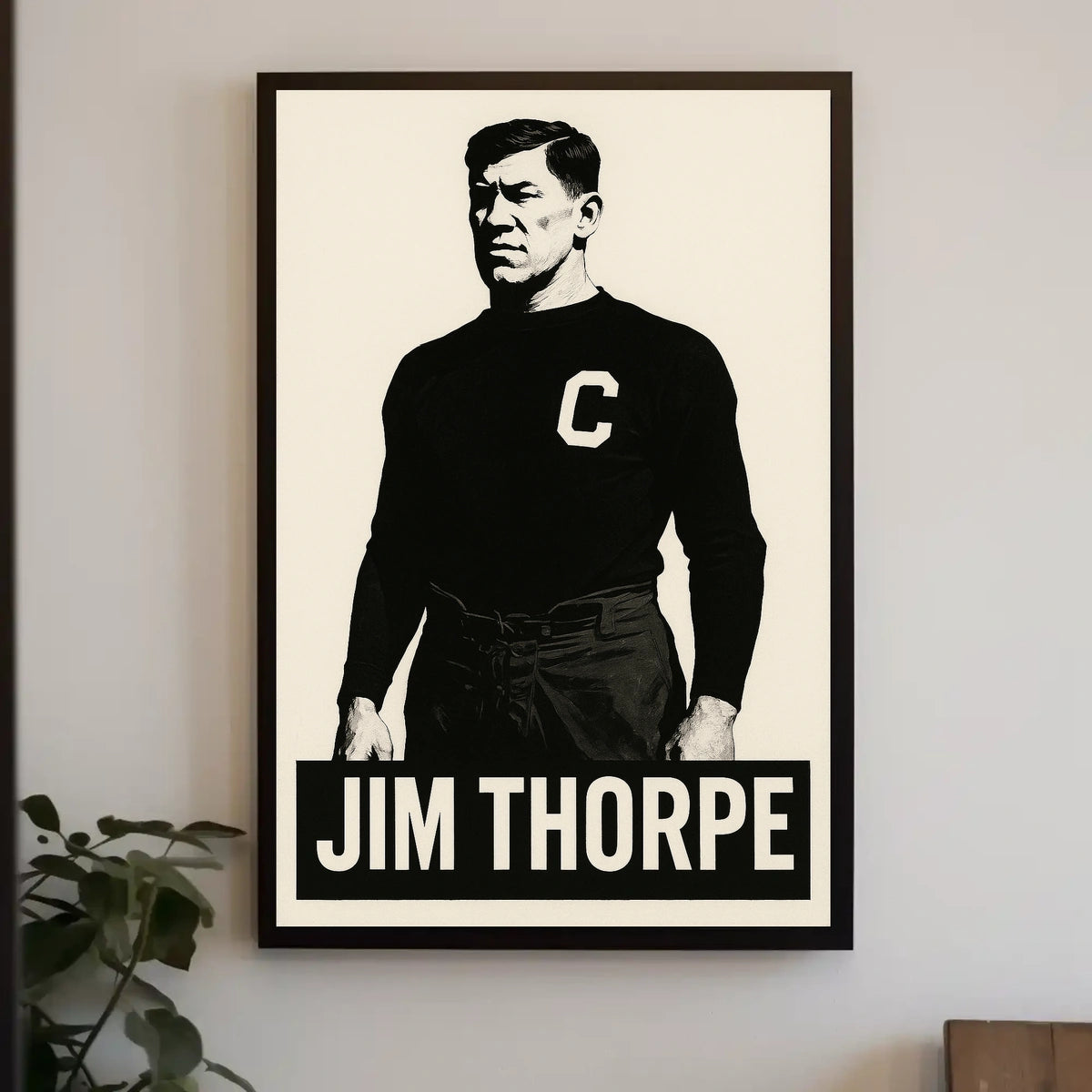 Jim Thorpe Legendary Athlete Poster