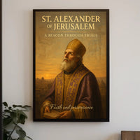 St. Alexander of Jerusalem A Beacon Through Trials Poster PosterGoat