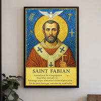 Saint Fabian Poster PosterGoat