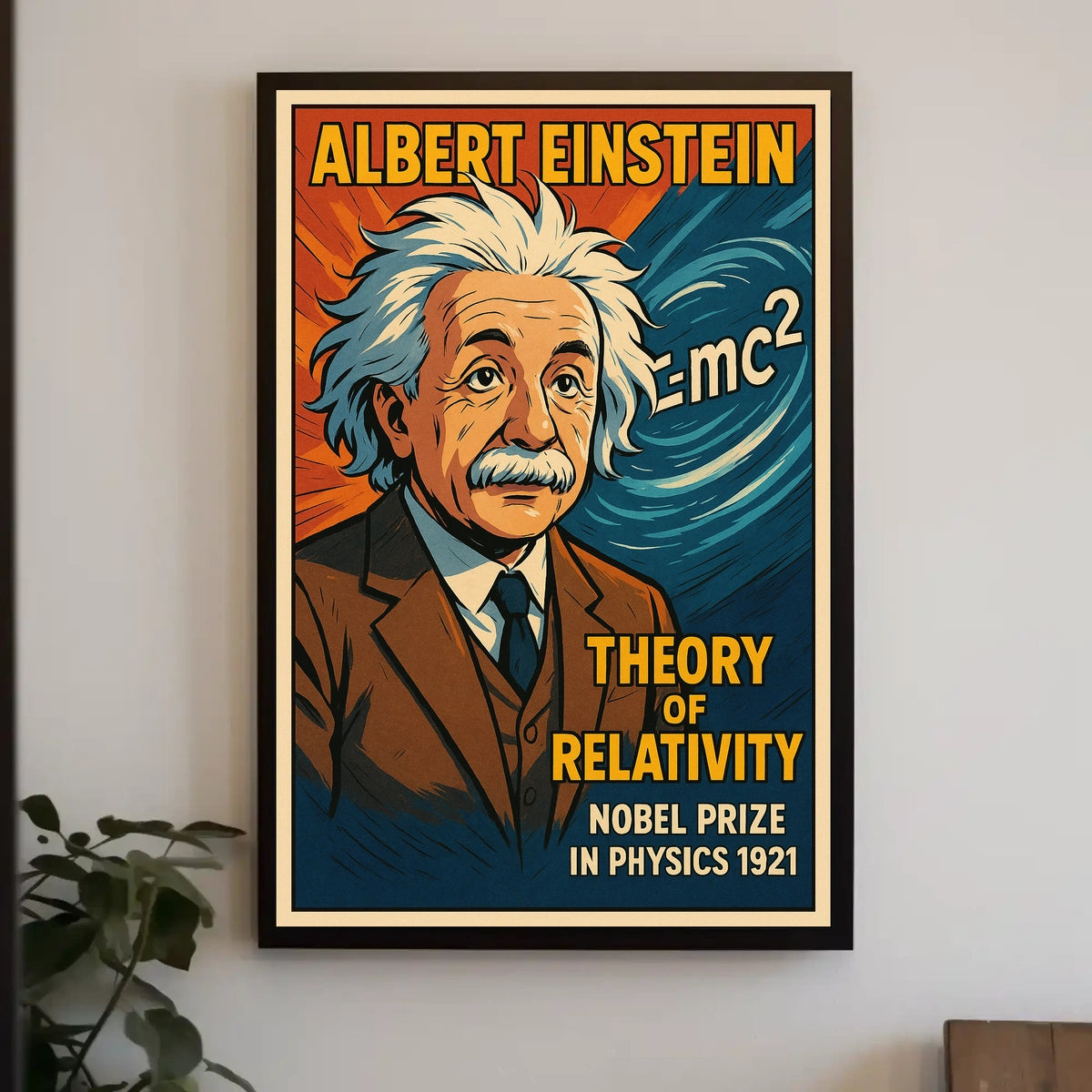 Albert Einstein Theory Of Relativity Poster
