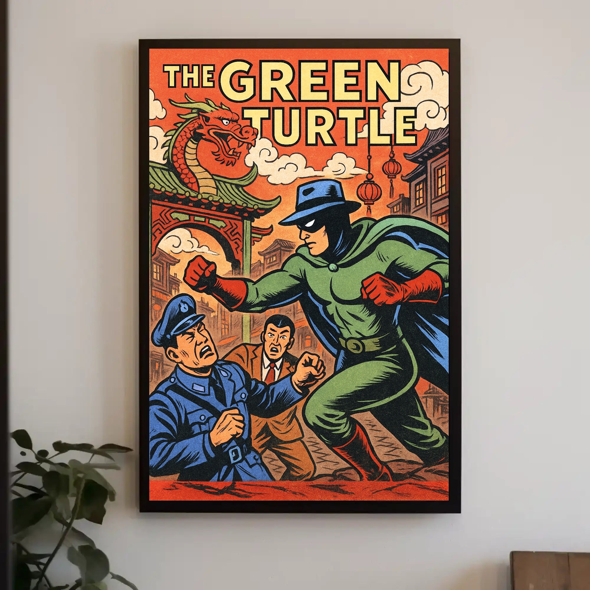 The Green Turtle Poster PosterGoat