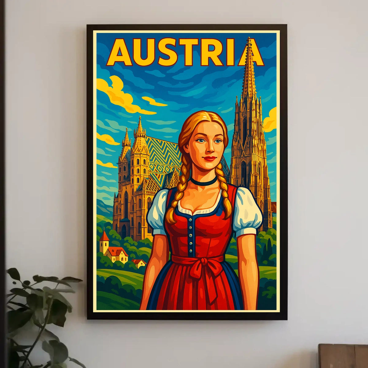Austria Travel Poster