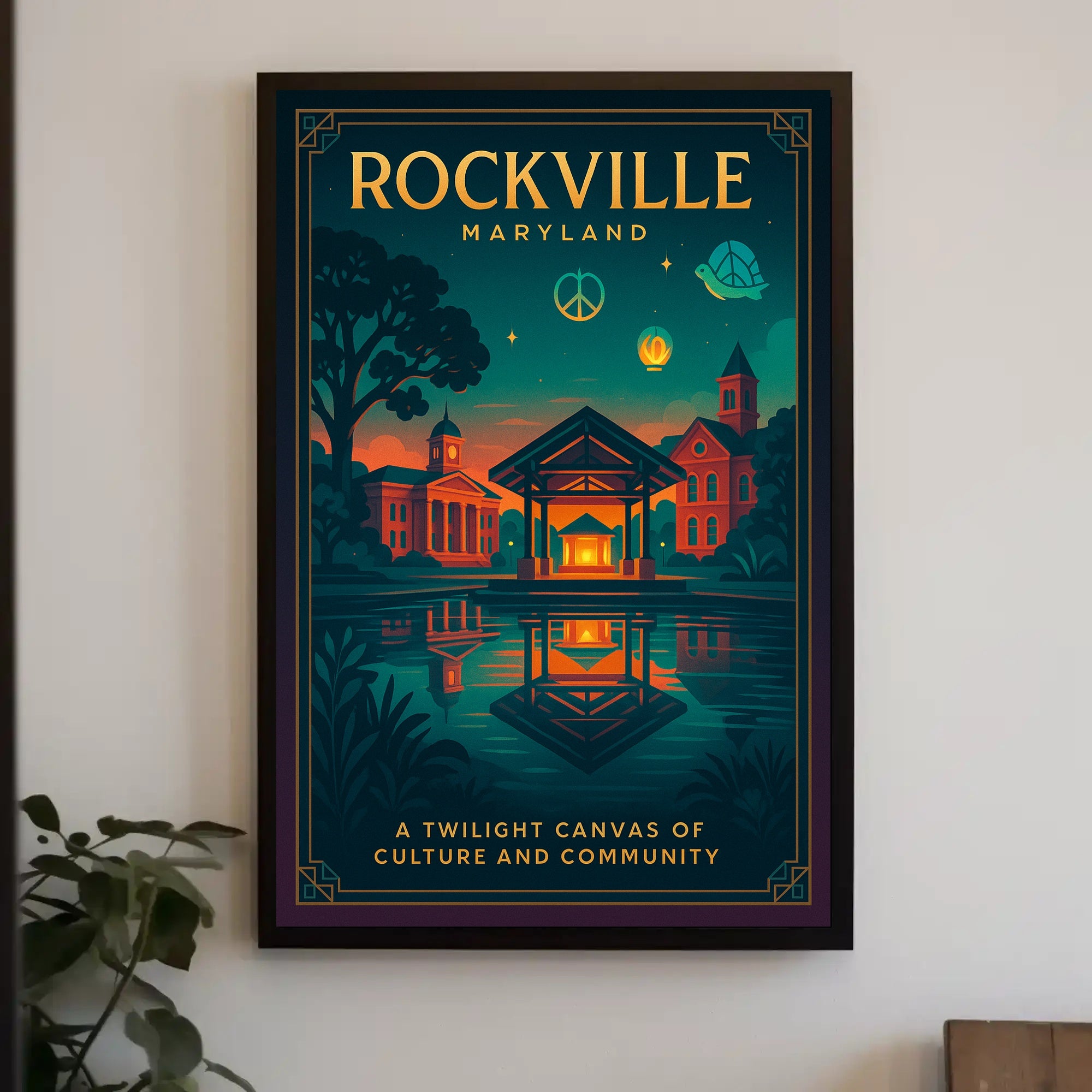Rockville: A Twilight Canvas Poster