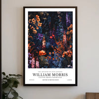 William Morris Cotton Prints Exhibition Poster