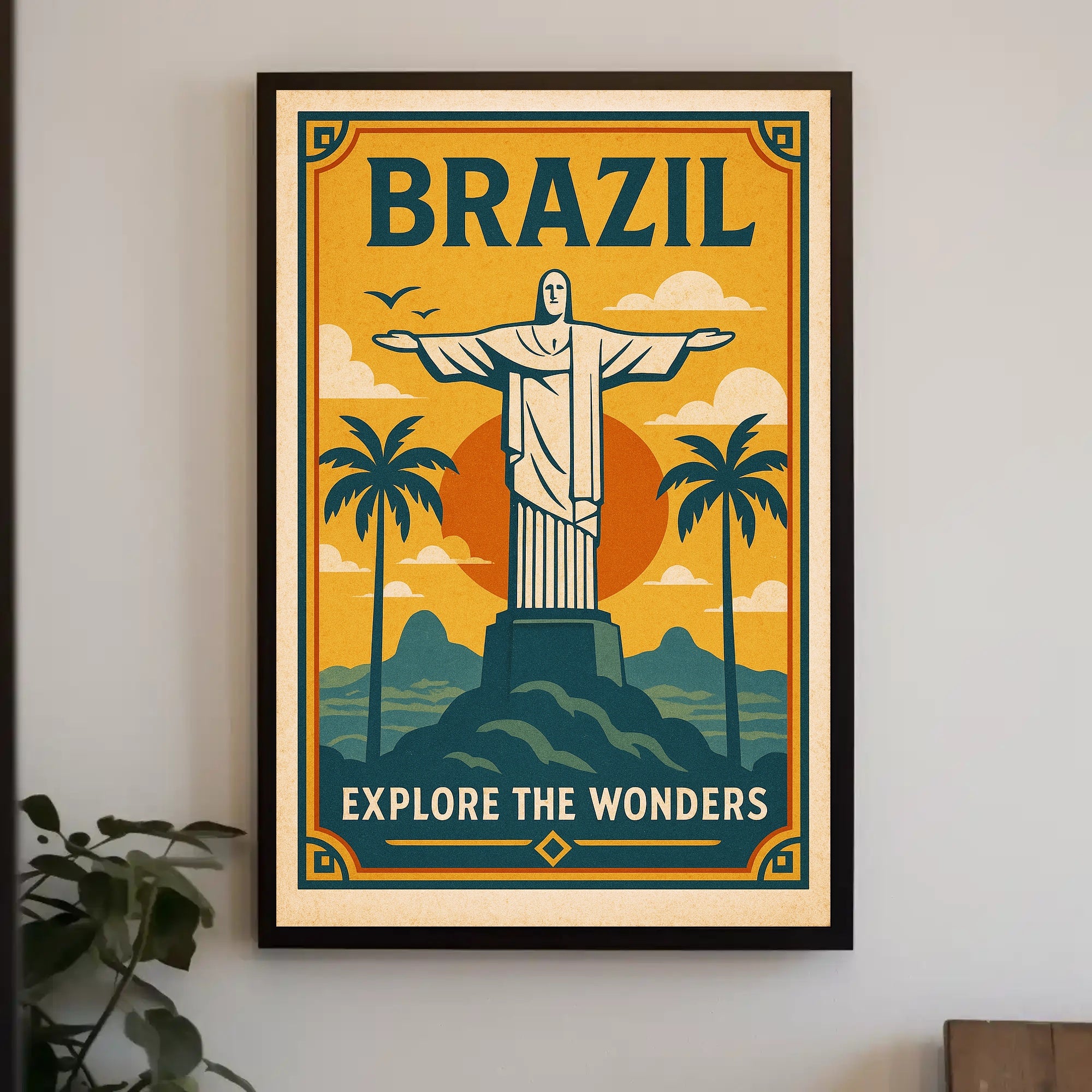 Explore Brazil Poster PosterGoat