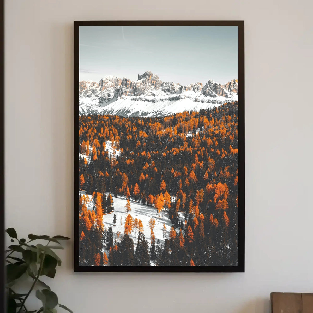 Dolomites Autumn Splendor: Serene Nature National Park Poster