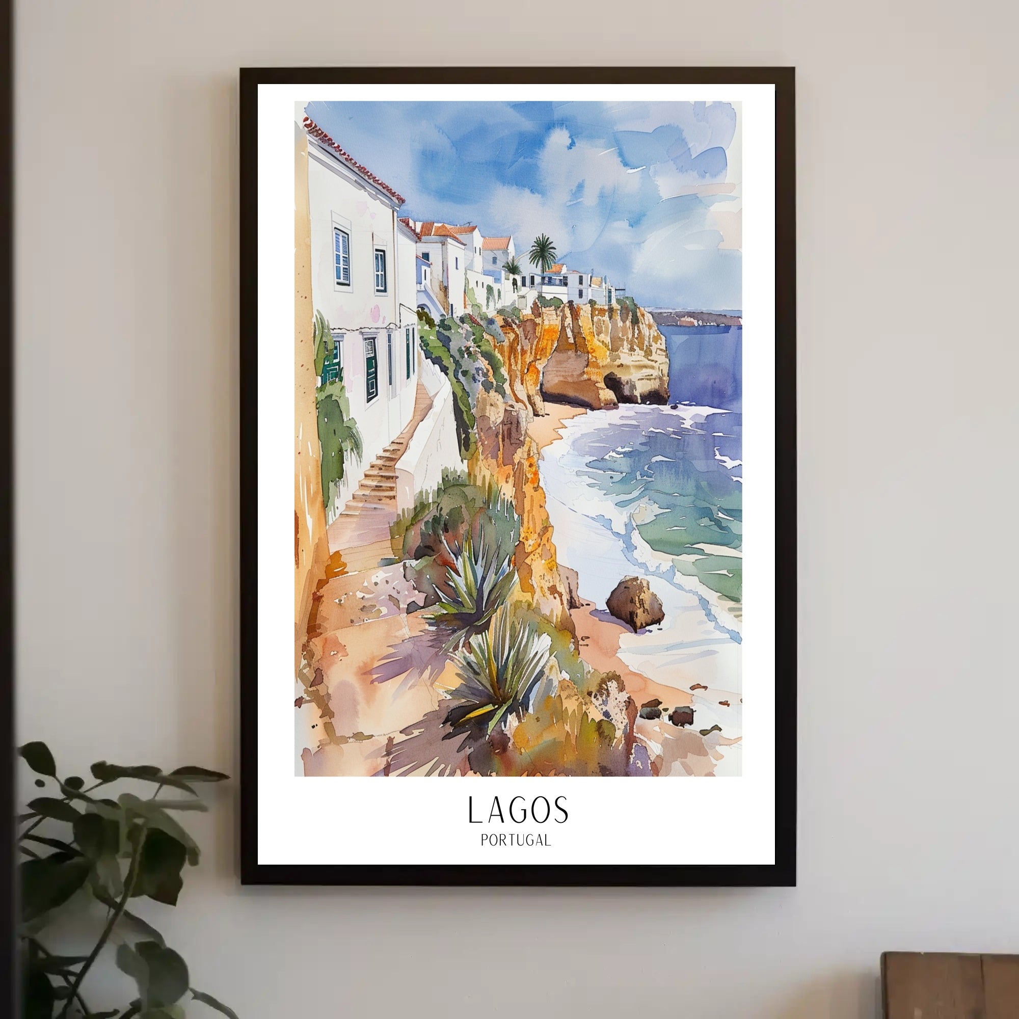 Lagos Portugal Scenic View Travel Poster PosterGoat