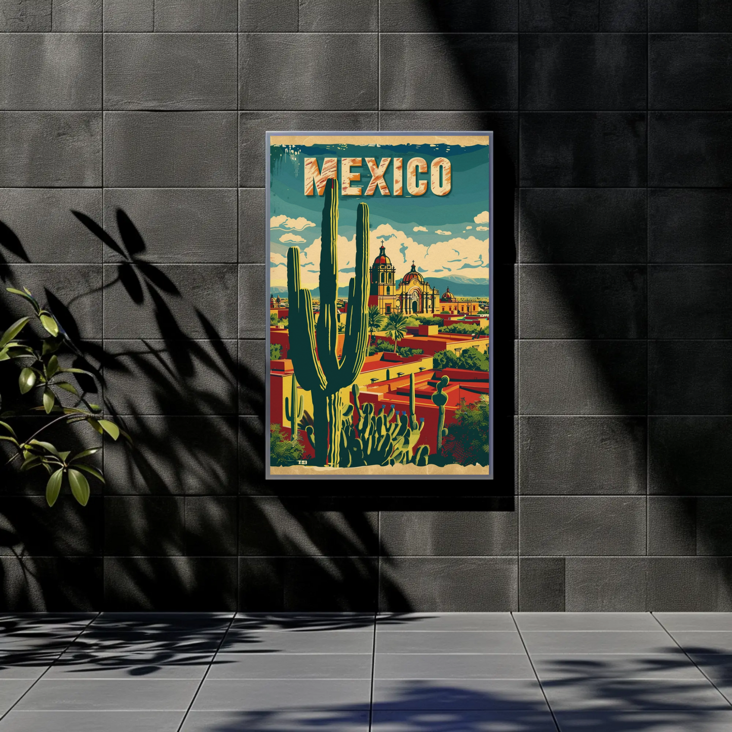 Mexico City Vintage Poster