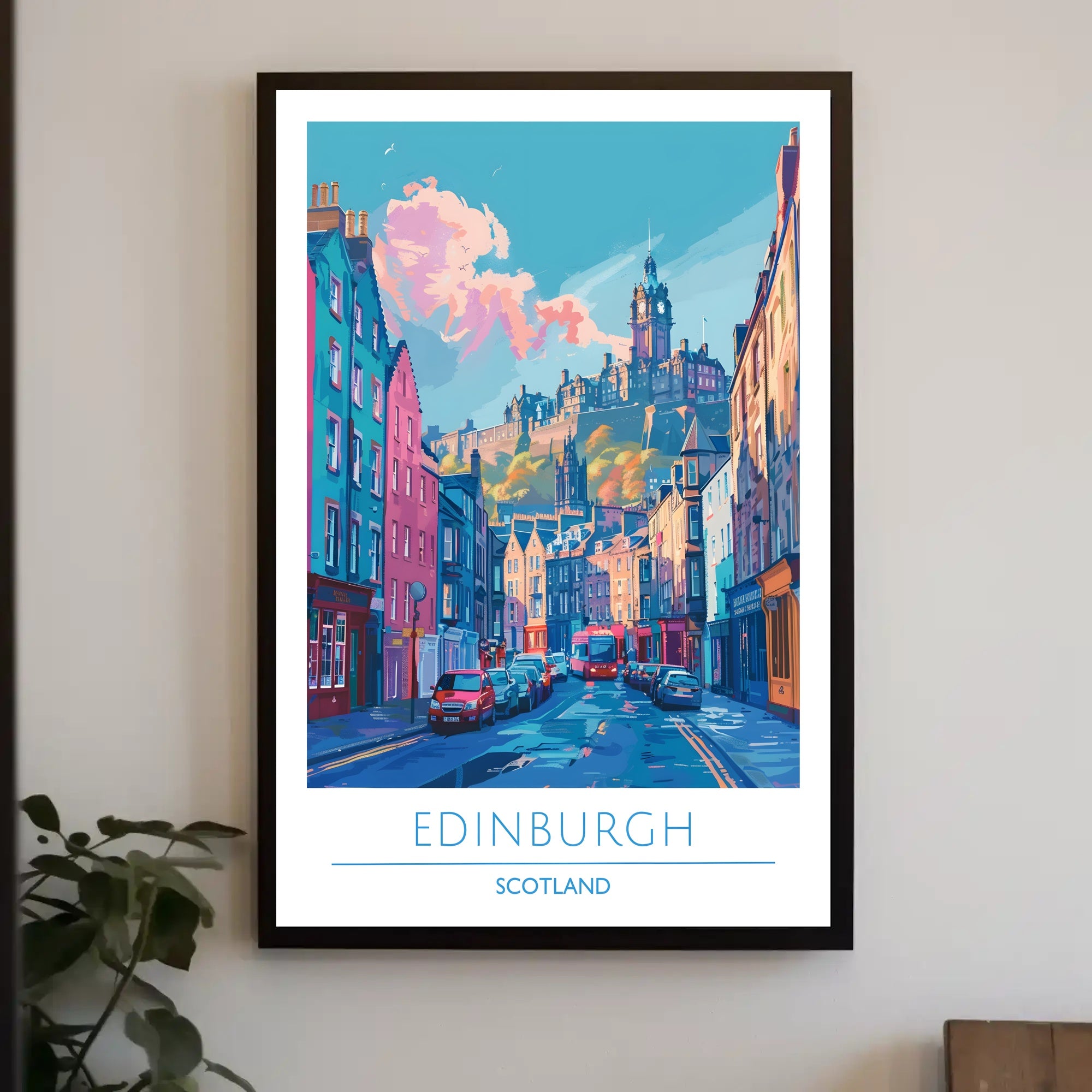 Edinburgh Cityscape Poster