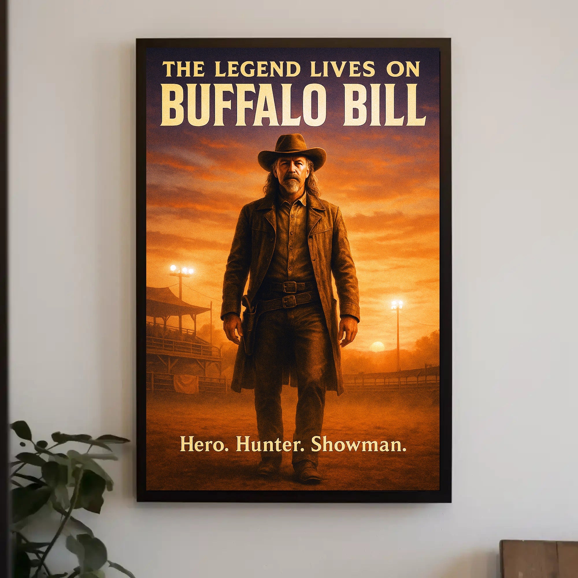 Buffalo Bill The Legend Lives On Poster PosterGoat