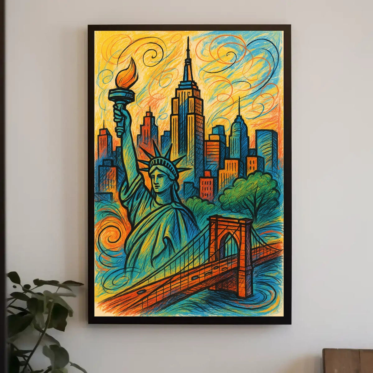 Vibrant New York Cityscape