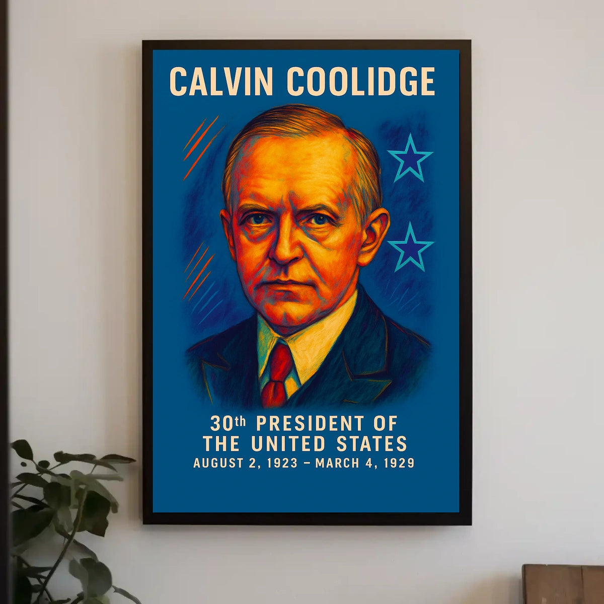 Calvin Coolidge 30th President Poster