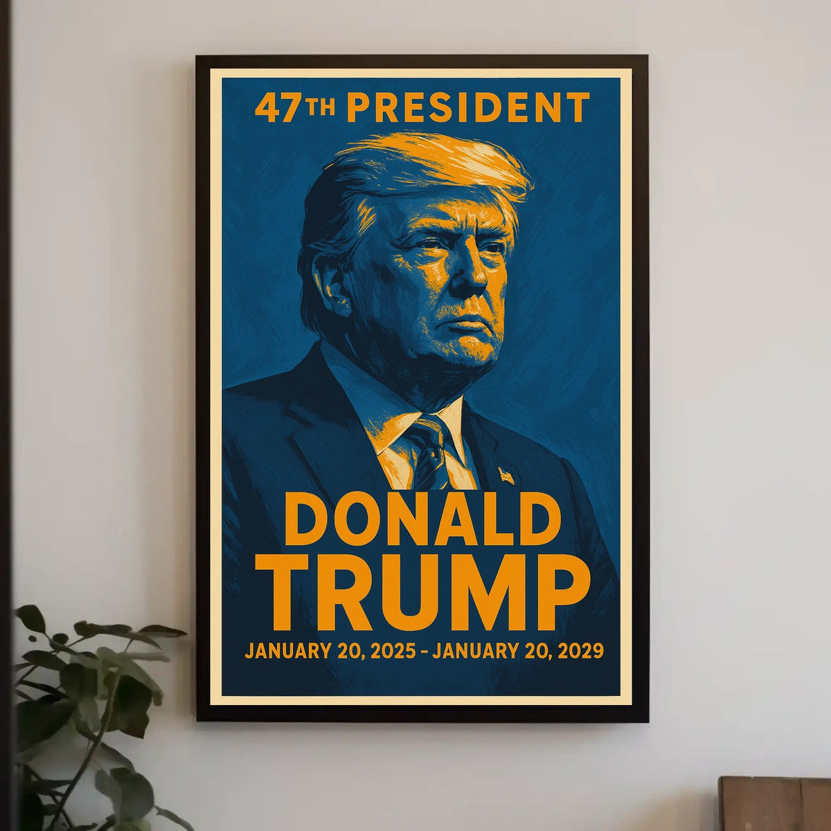 Donald Trump 47th President Poster