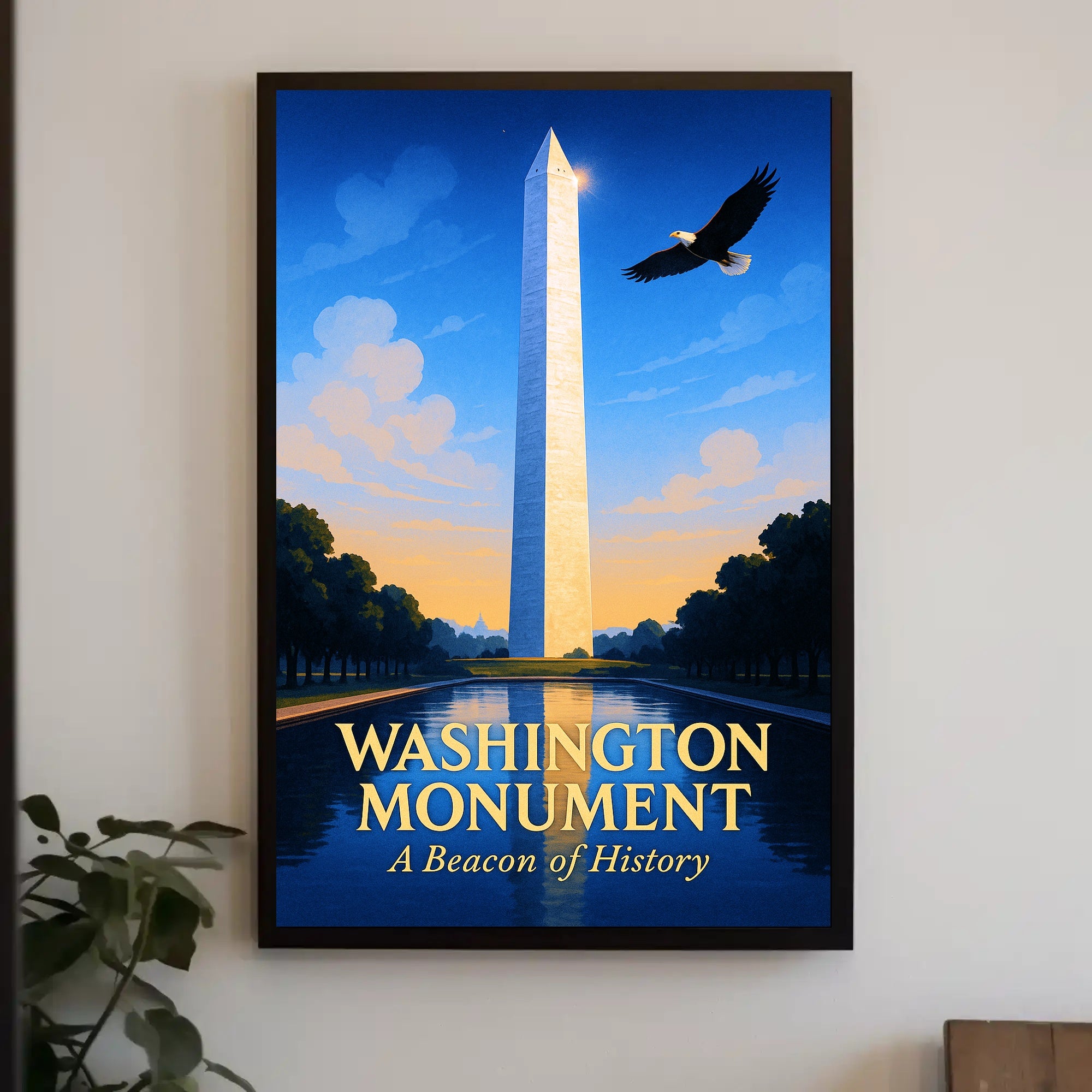 Washington Monument A Beacon of History Poster
