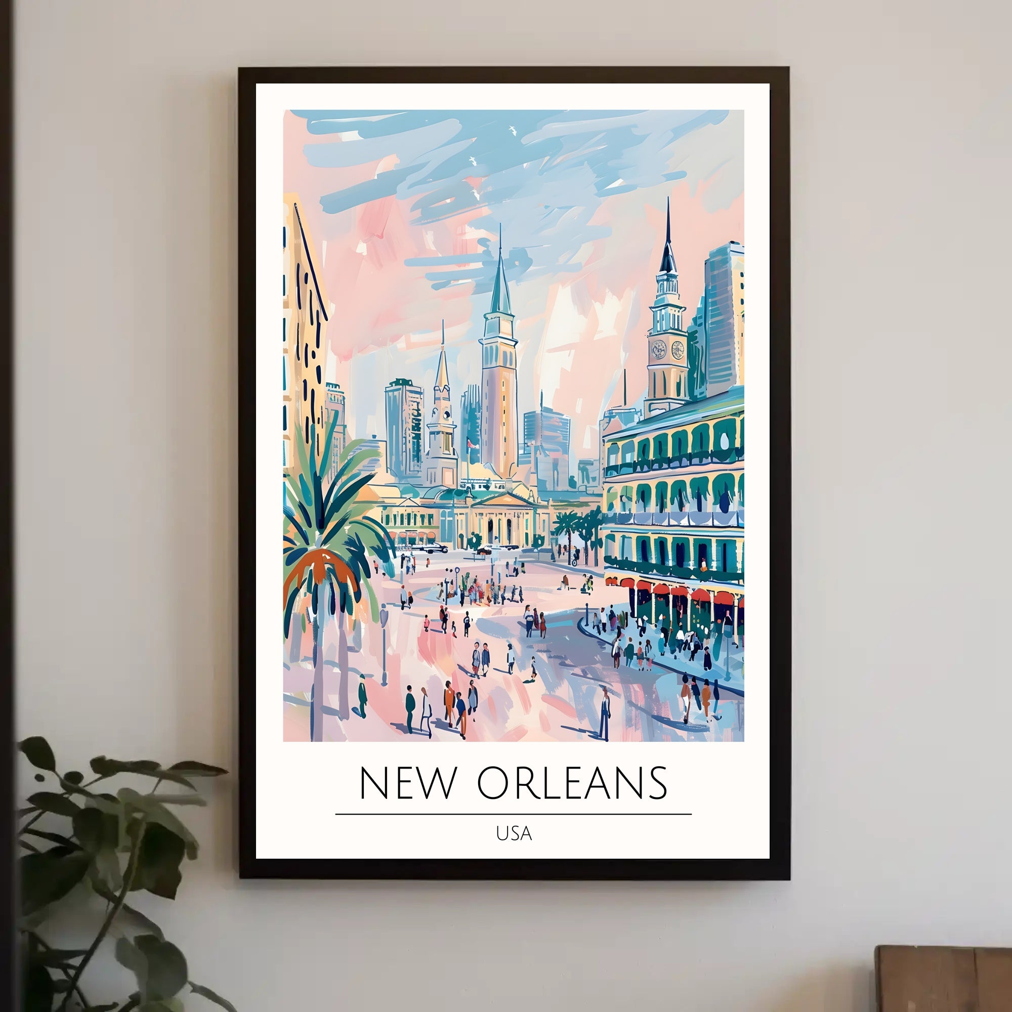 Vibrant New Orleans Poster PosterGoat