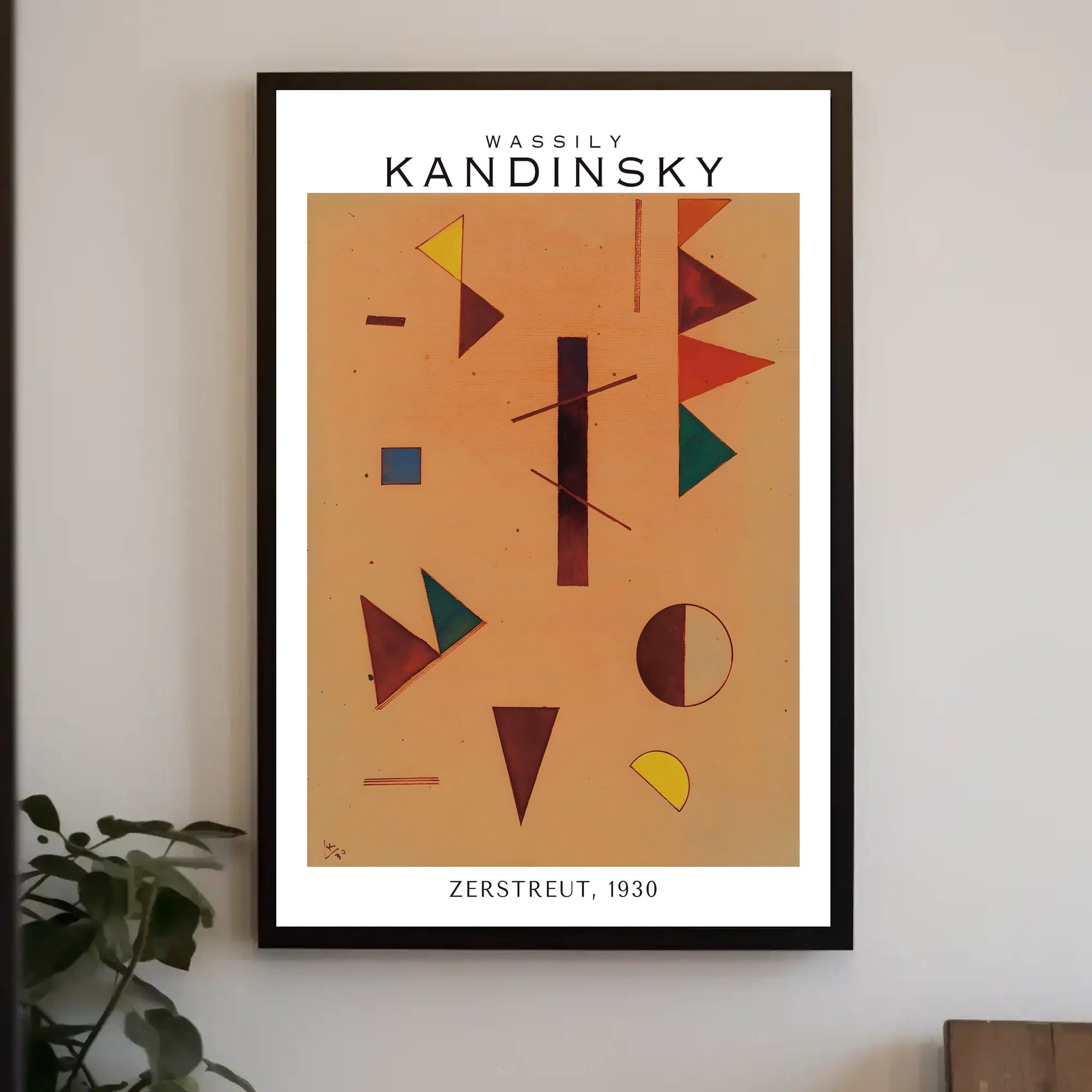Zerstreut by Wassily Kandinsky 1930 Poster