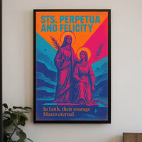 Saints Perpetua And Felicity Poster