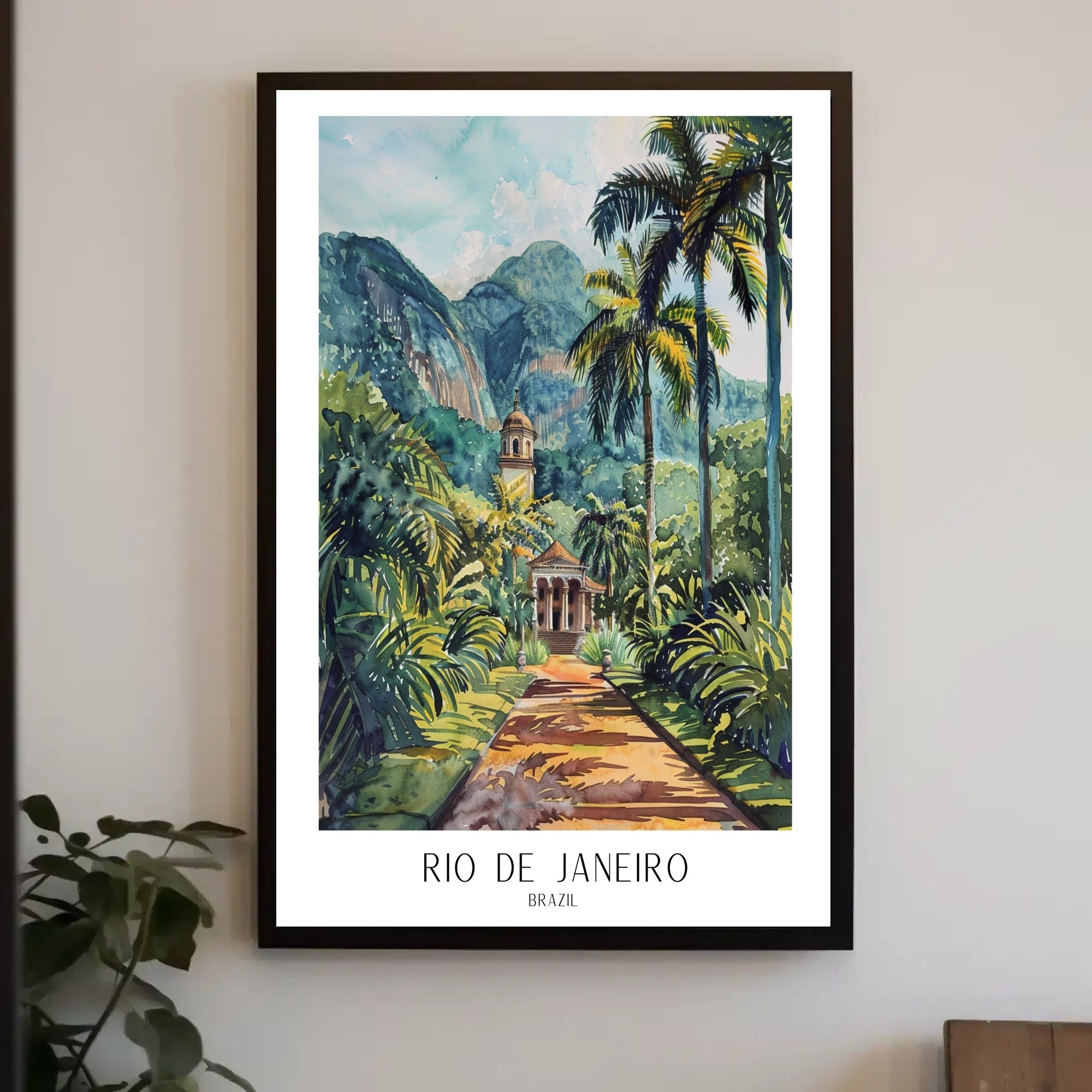 Tropical Pathway in Rio de Janeiro Poster PosterGoat