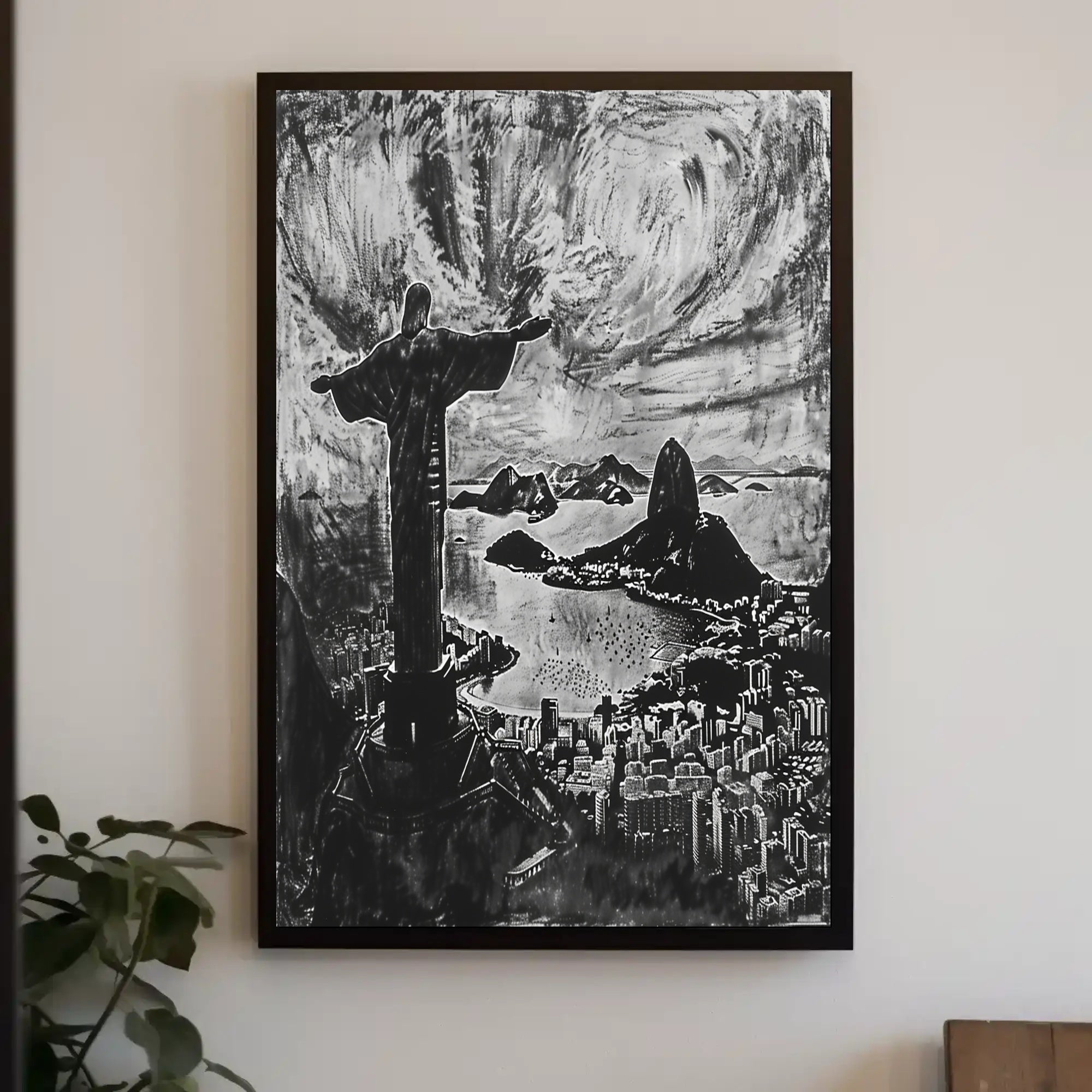 Christ The Redeemer Over Rio Poster