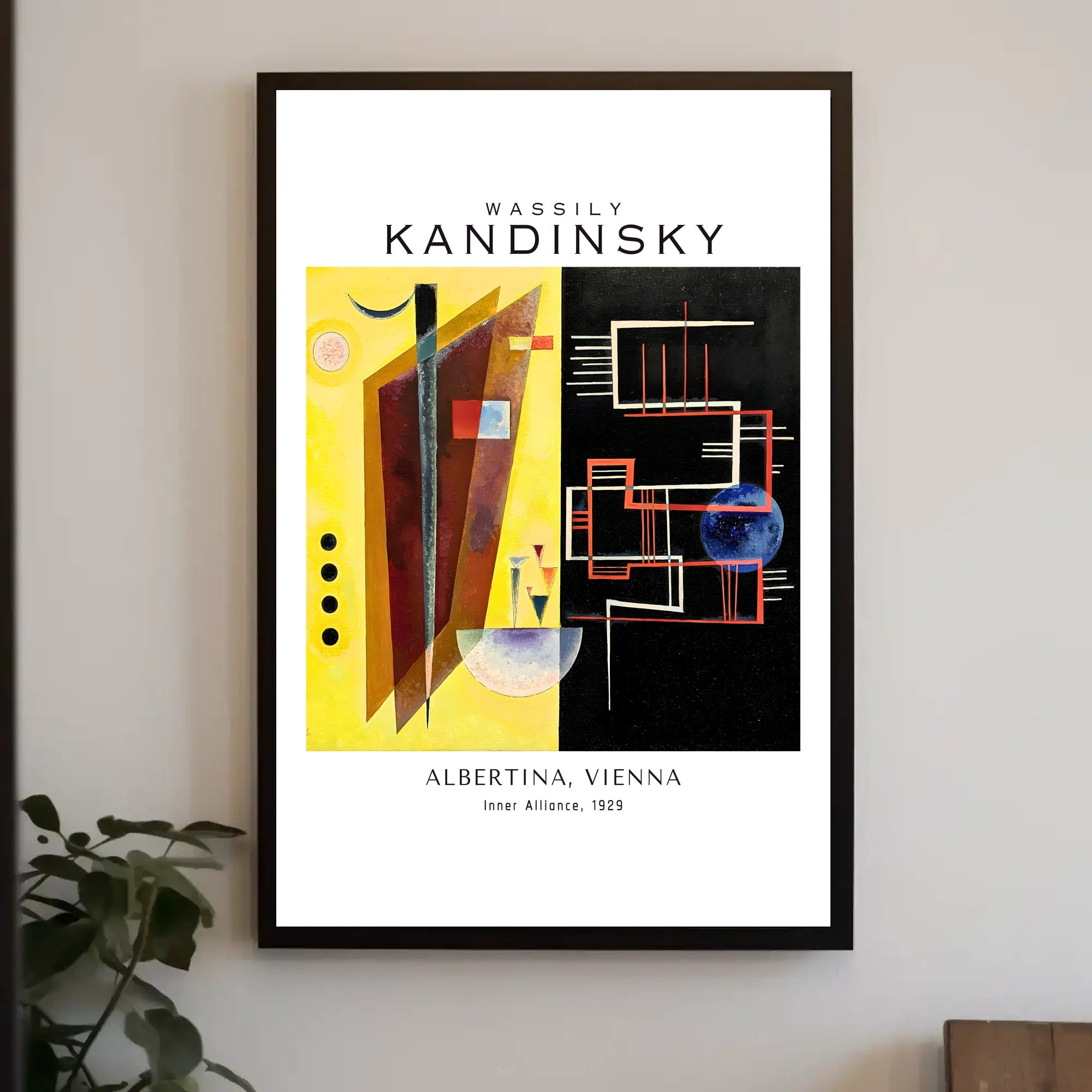 Wassily Kandinsky Inner Alliance 1929 Poster