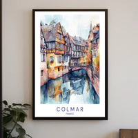 Colmar's Canal Charm Poster PosterGoat