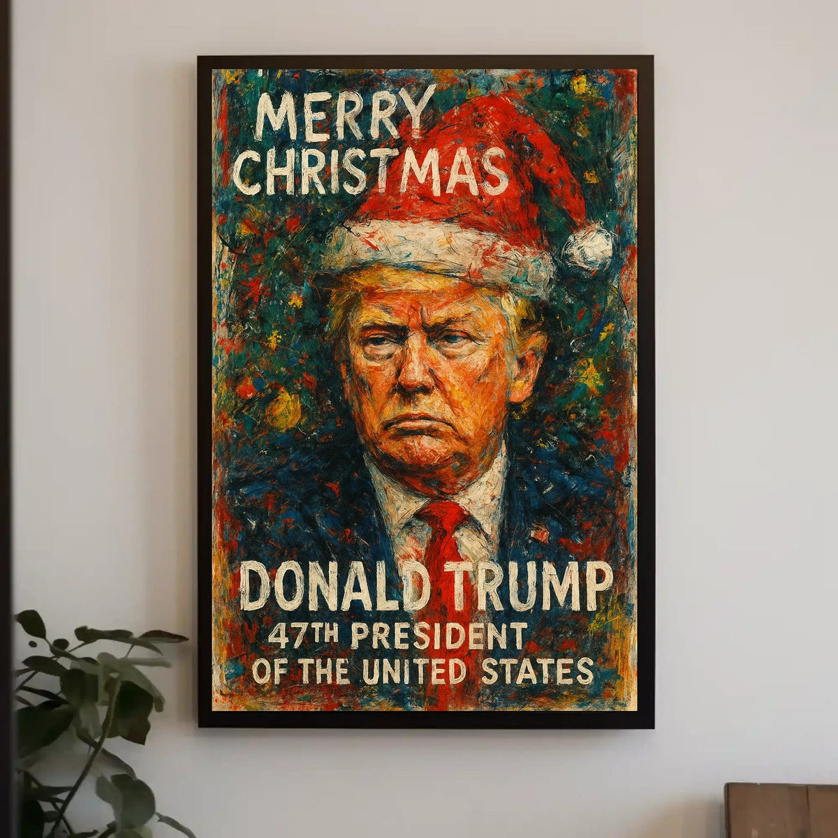 Donald Trump Merry Christmas Presidential Poster