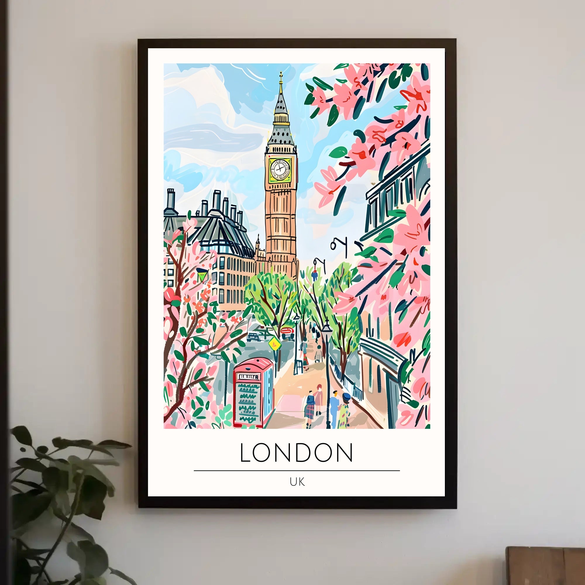 Springtime in London Poster PosterGoat