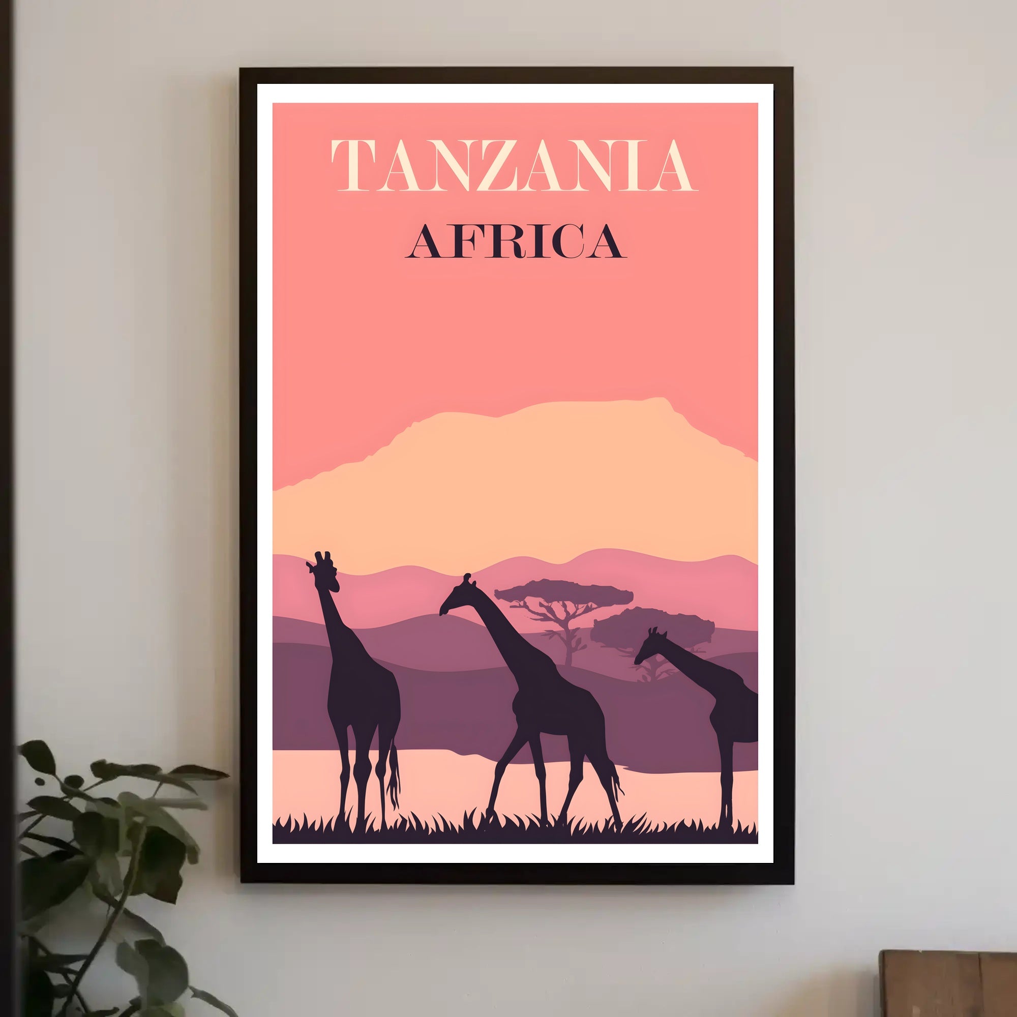 Tanzania Safari Adventure Poster