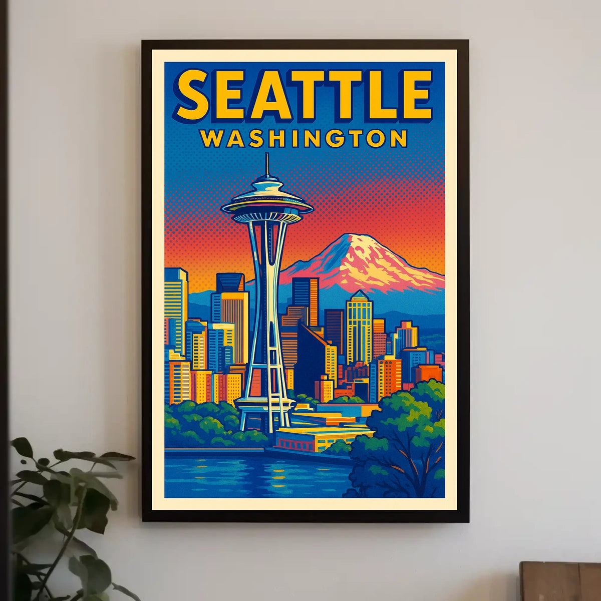 Seattle Skyline Poster