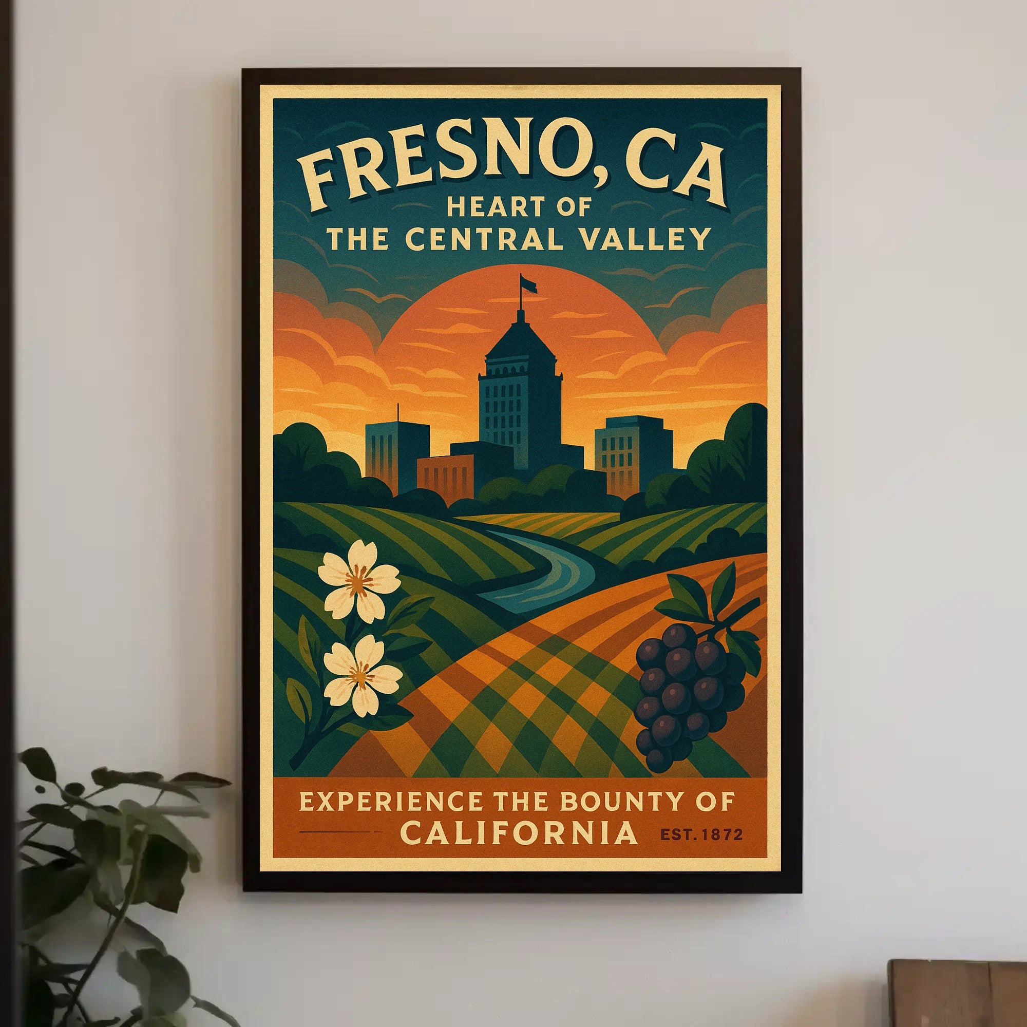 Heart of the Central Valley Poster PosterGoat
