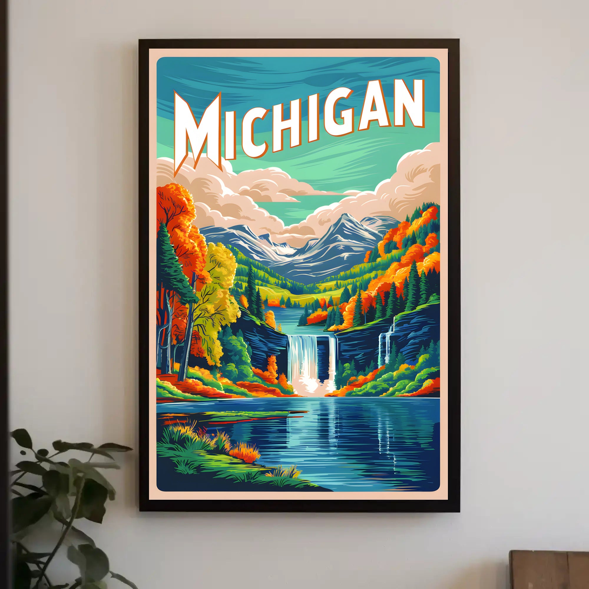 Scenic Michigan Landscape Poster