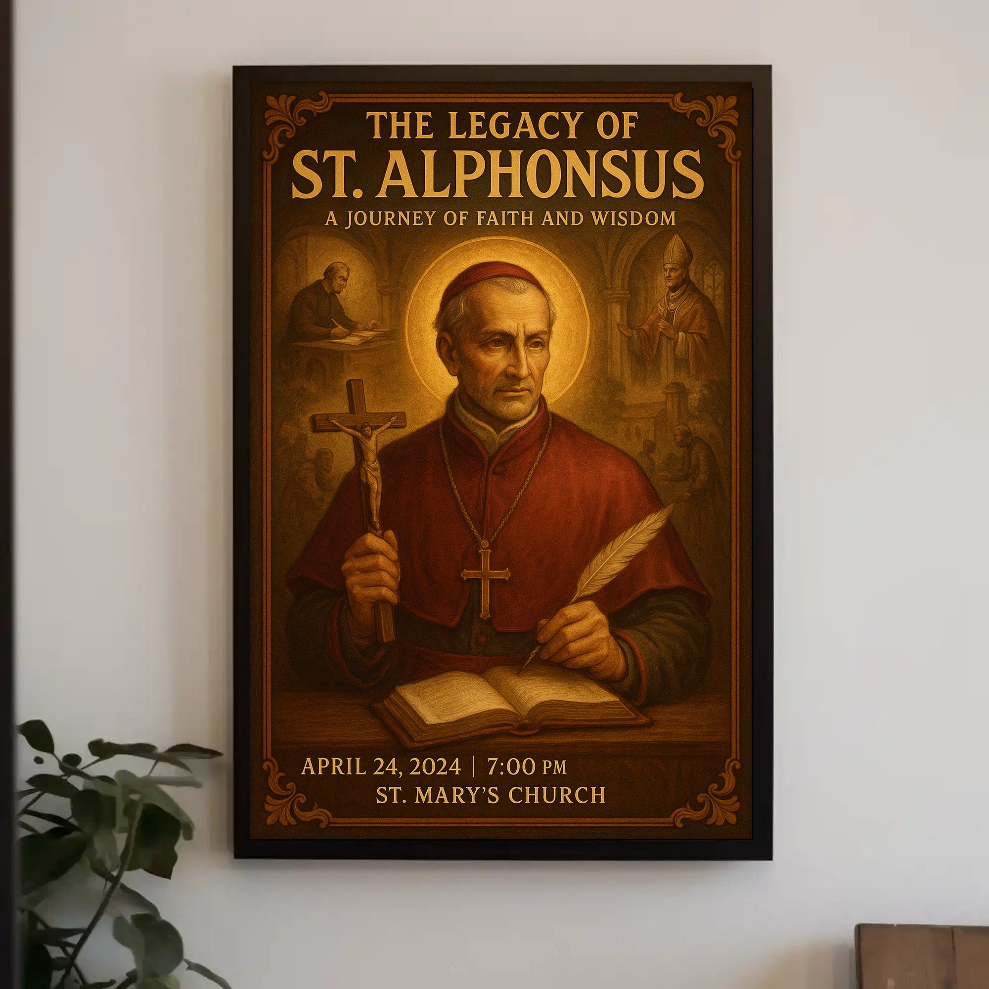 The Legacy of St. Alphonsus Poster PosterGoat