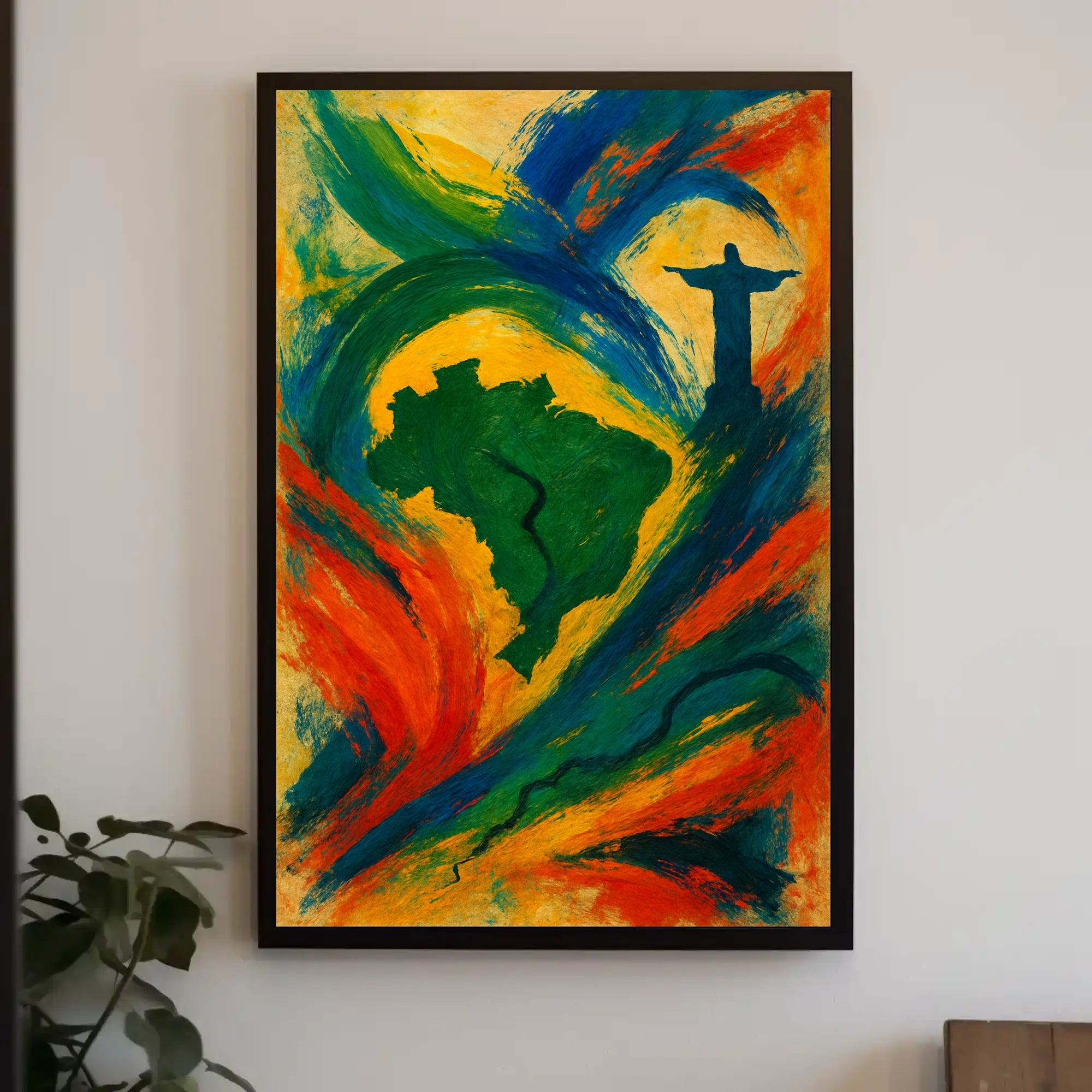 Vibrant Brazil Poster