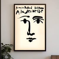 A La Jeunesse Poster Scenic Vintage Travel Print