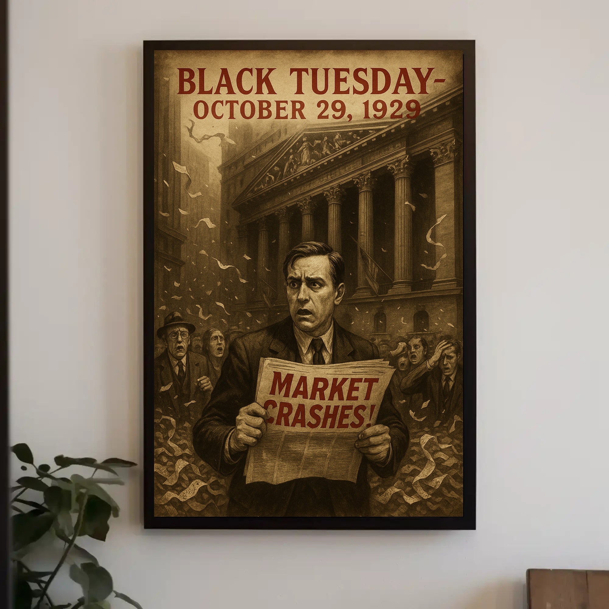 Black Tuesday Wall Art Historical or Presidential Poster