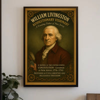 William Livingston Founding Father Historical or Presidential Poster