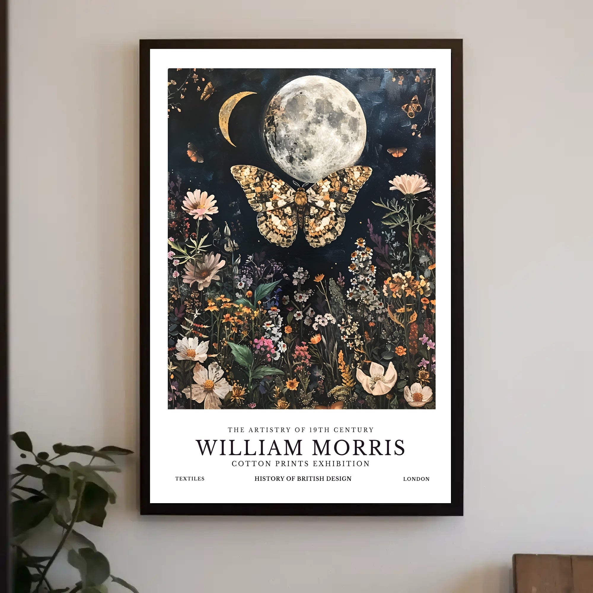 William Morris Celestial Nature Vintage Artistic Poster