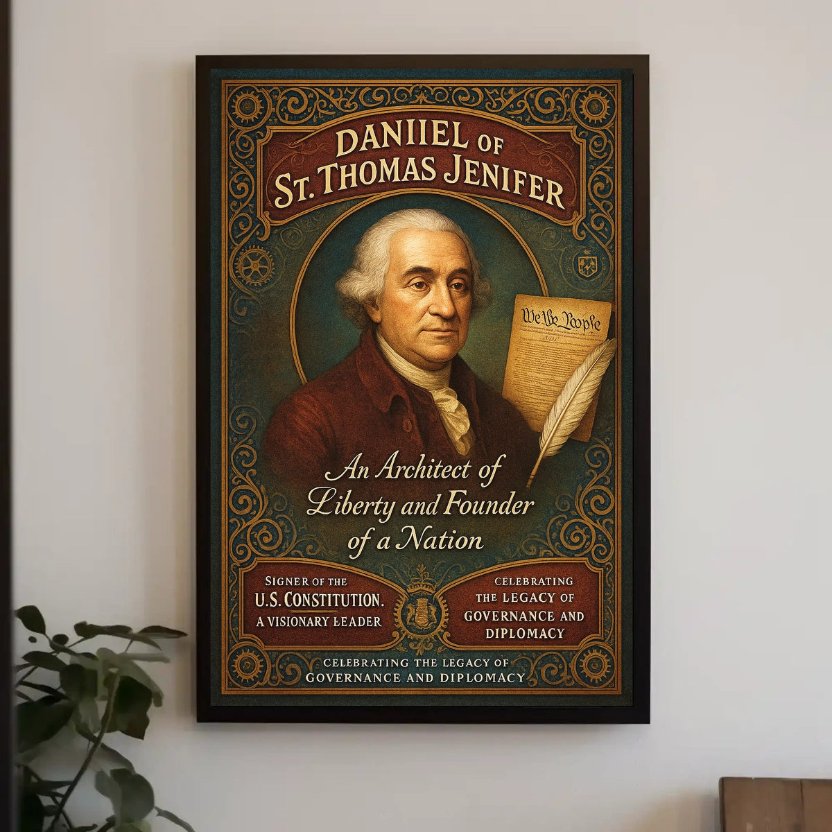 Daniel of St. Thomas Jenifer Architect of Liberty Poster