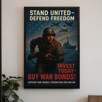 Stand United, Defend Freedom Poster