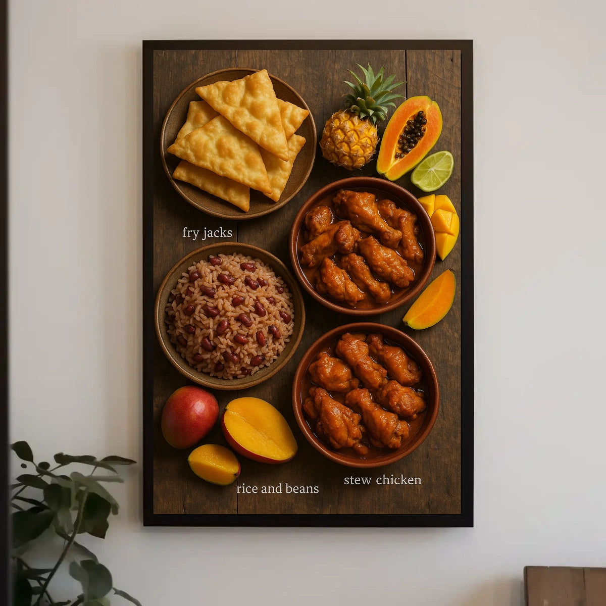 Caribbean Feast Poster