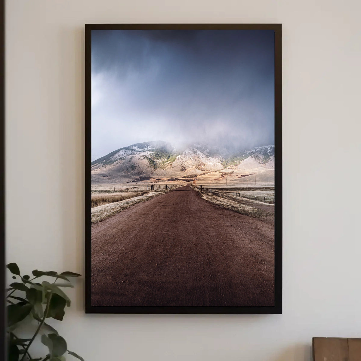 Misty Mountain Road Poster