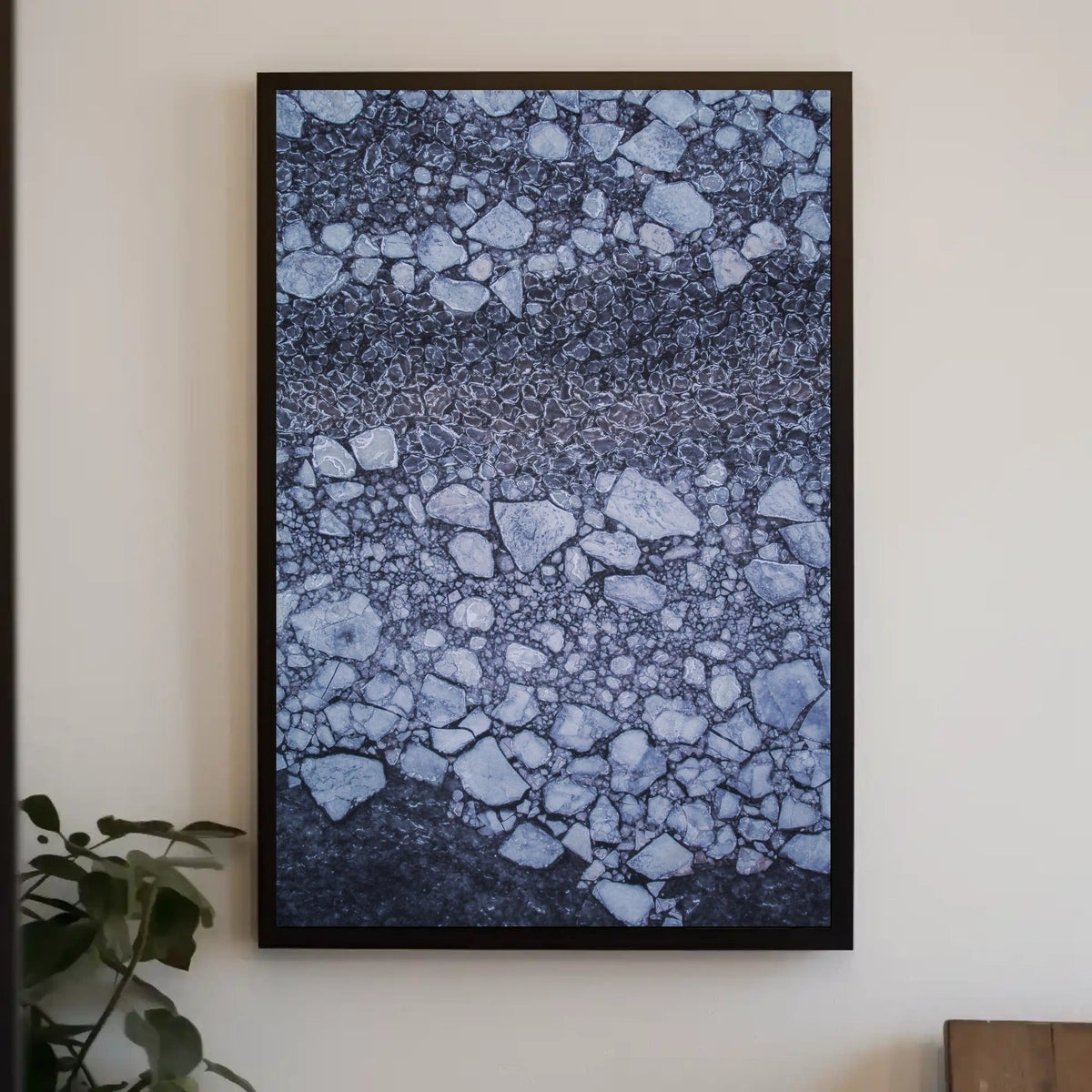 Ice Floes Serenity Abstract or Artistic Poster