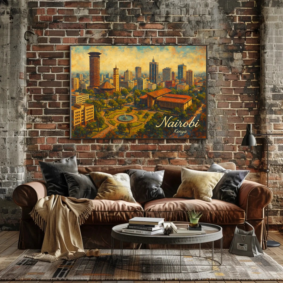 Nairobi Cityscape Poster